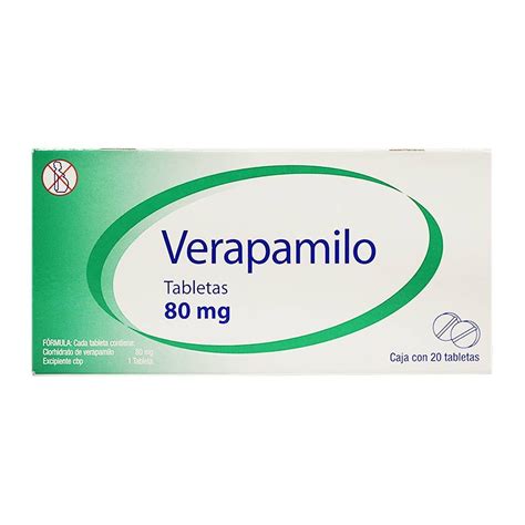 verapamilo 80 mg precio